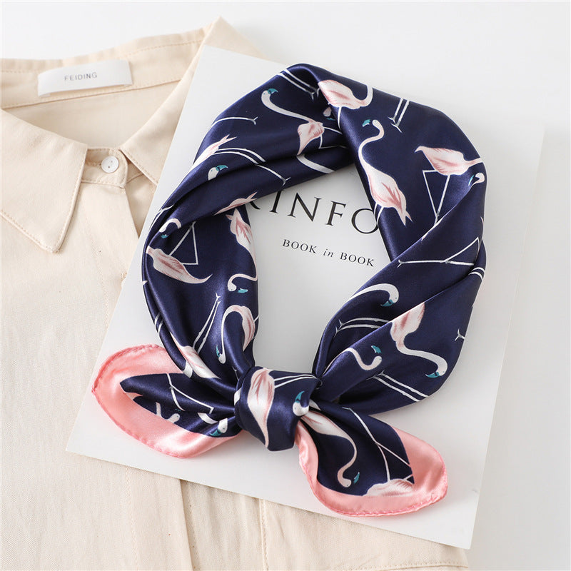 Women's New Small Square Retro Cashew Professional Scarf Women's New Small Square Retro Cashew Professional Scarf
